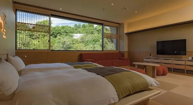 Номер Standard с видом на парк Okuhita Onsen Umehibiki