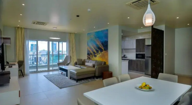 Семейный номер Standard с 2 комнатами с балконом Aura Suites