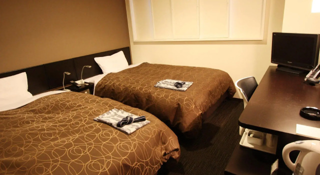 Двухместный номер Standard AZ Inn Higashi Omi Notogawa Ekimae