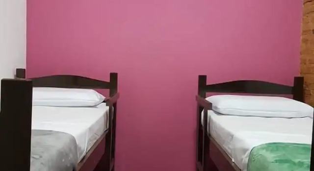 Кровать в общем номере Hostel Casa de Avany