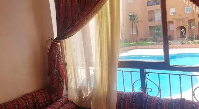 Apartment with 2 Bedrooms in Mohammédia, with Wonderful Sea View, Pool Access, Furnished Garden - 200 M From the Beach, Rezervovat Apartmán Hotely v Doukkala-Abda s parkováním, Parkování