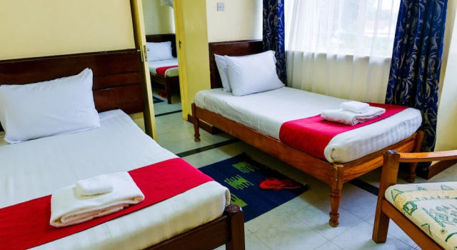 Standard Twin room with garden view Methodist Resort