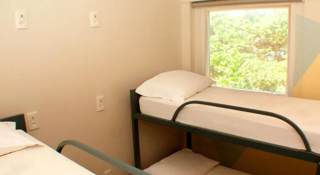 Кровать в общем номере El Misti Hostel Ipanema
