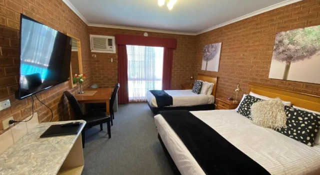Deluxe dobbelt værelse Central Yarrawonga Motor Inn