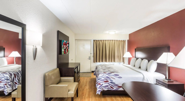 Номер Superior Red Roof Inn Milwaukee Airport Oak Creek