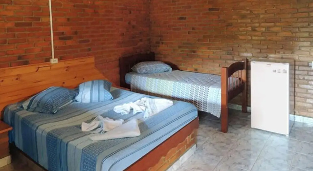 Трёхместный номер Standard с балконом Pousada Gruta do Anjo
