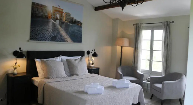 Номер Deluxe Chambres d'Hôtes des Gens Heureux