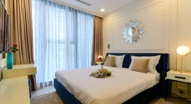 Апартаменты с 3 комнатами с балконом и с видом на город Saigon House Vinhomes Golden River