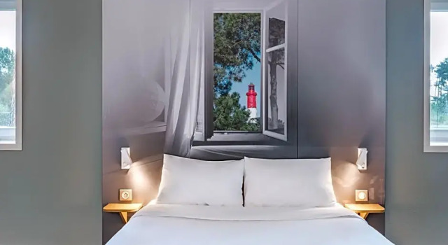 Двухместный номер для гостей с ограниченными возможностями B&B HOTEL Arcachon Gujan-Mestras