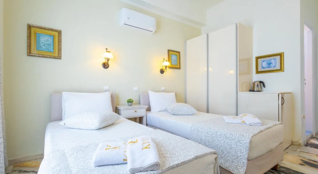 Двухместный номер Standard с балконом и с видом на море Kymata Hotel