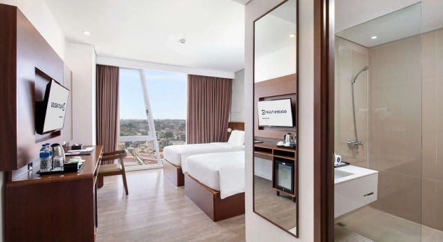 Двухместный номер Superior с красивым видом из окна Golden Tulip Pontianak