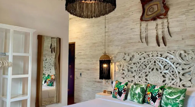 Suite med altan Castillo de Tulum