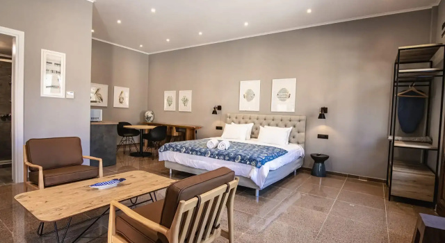 Люкс Цокольный этаж с видом на внутренний двор Balhambra Suites