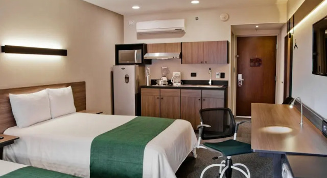 Номер Standard с частичным видом на море City Express Suites by Marriott Tijuana Rio