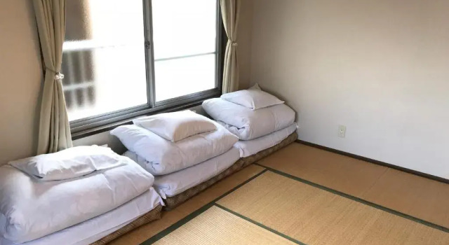 Трёхместный номер (футоны) Ikoi-no-Ie Guesthouse