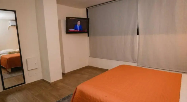 Nuevo Departamento de 2 recamaras con aire acondiconado, parking, wifi 70mb, refrigerador, micro,fregadero,licuadora,parrilla,utensilios de cocina, D5