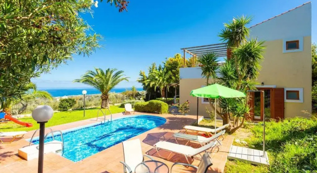 Вилла Villa Sevos Large Private Pool Sea Views A C Wifi Car Not Required - 1891