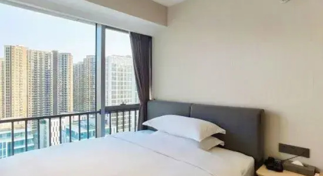 Двухместный люкс с 2 комнатами с видом на сад MORDIN Xinfei International Apartment