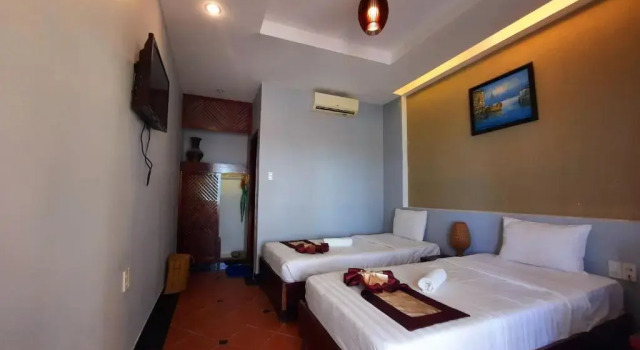 Бунгало с видом на бассейн Thai Hoa Resort