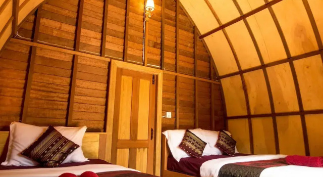 Трёхместный номер Standard с видом на сад Bamboo Bungalow