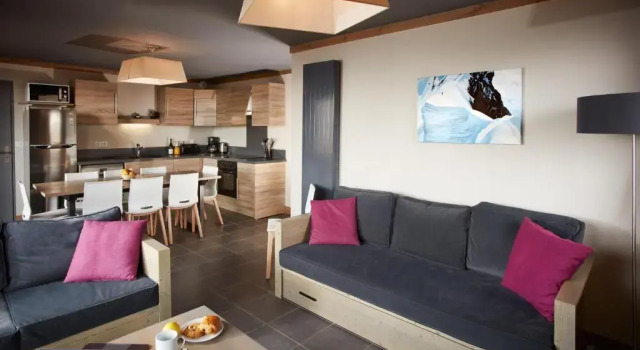 Апартаменты с 4 комнатами CGH Résidences & Spas les Chalets du Soleil Contemporain