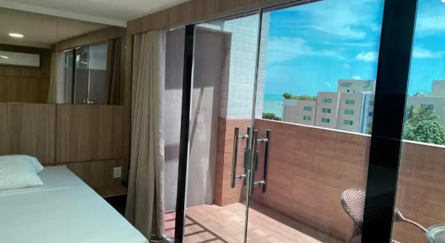 Двухместный номер Deluxe с балконом Anjos Praia Hotel