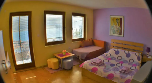 Студия с балконом и с видом на озеро Villa Ohrid