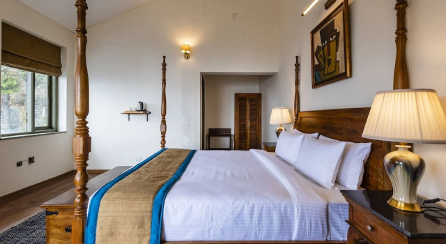 Номер Deluxe с балконом и с красивым видом из окна Larisa Resort, Mussoorie