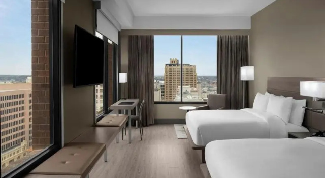 Четырёхместный номер Deluxe с видом на город AC Hotel by Marriott San Antonio Riverwalk
