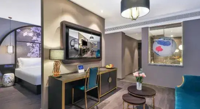 Люкс Deluxe с видом на город Crystal Orange Hotel Shanghai Wujiaochang