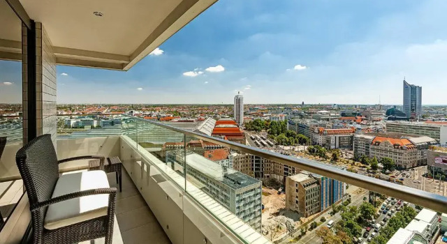 1 Bedroom Executive Double Suite with city view The Westin Leipzig