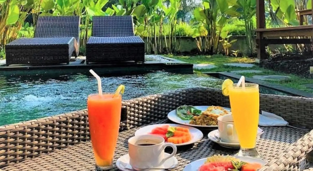 Семейная вилла с 2 комнатами с красивым видом из окна Three Gold Luxury Private Villas
