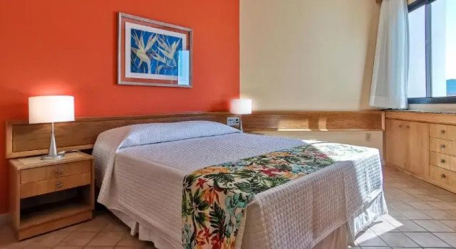 Двухместный номер Deluxe с частичным видом на море Ingleses Praia Hotel