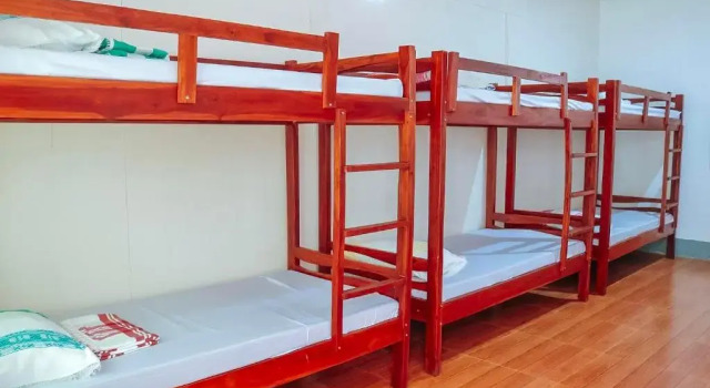 Кровать в общем номере Airport View Hotel Vigan