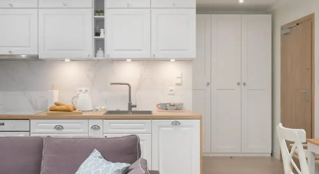 Апартаменты Comfort A Comfortable Apartment With a Garden for 2 People, Pobierowo