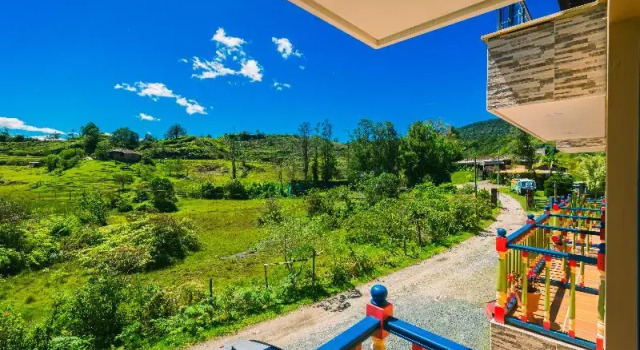 Семейный номер Standard с балконом и с красивым видом из окна Hotel Bambu Guatape