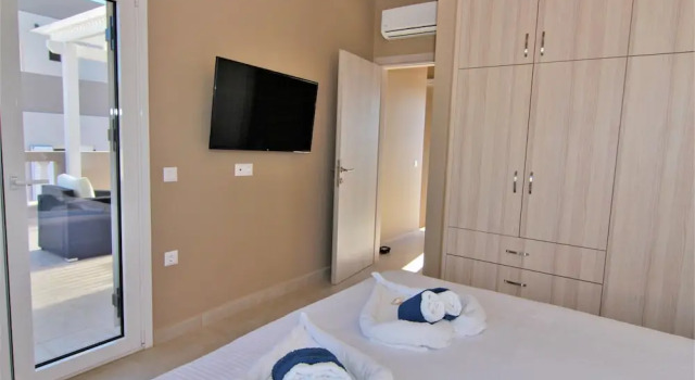 Вилла Deluxe с 2 комнатами с частичным видом на море Kounali Resort