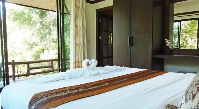 Вилла c 1 комнатой с видом на сад Pai My Guest Resort