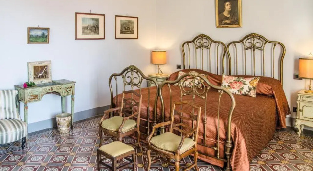 Трёхместный номер Standard с красивым видом из окна Villa La Piccioncina Firenze