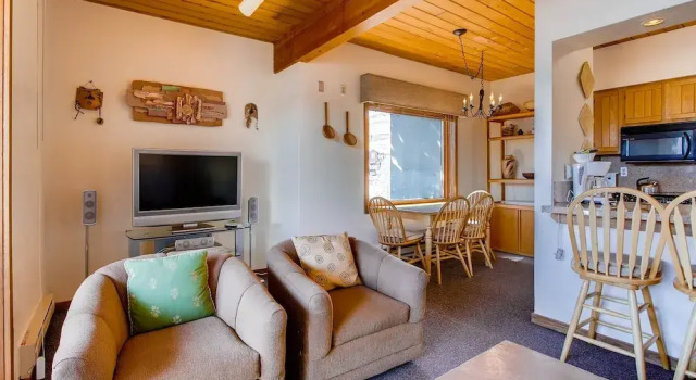 1 Br With Amazing Views Of Mountain Range 1 Bedroom Condo - No Cleaning Fee! by RedAwning, Book Feriehus Villaer i Crested Butte Mountain, Villa
