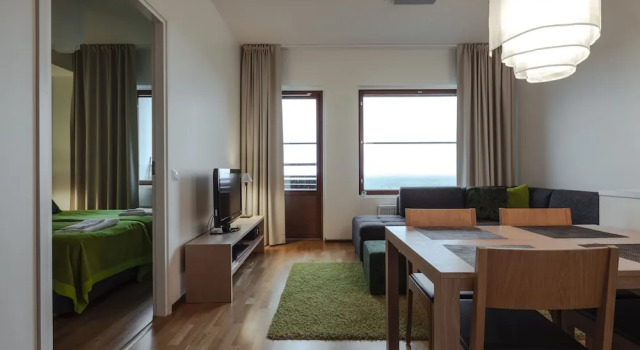 Апартаменты c 1 комнатой с балконом Lapland Hotels Saaga