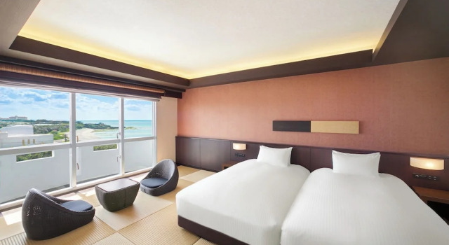 Двухместный номер Okinawa Style с видом на океан Grand Mercure Okinawa Cape Zanpa Resort