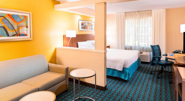 Двухместный люкс Fairfield Inn & Suites by Marriott Atlanta Perimeter Center