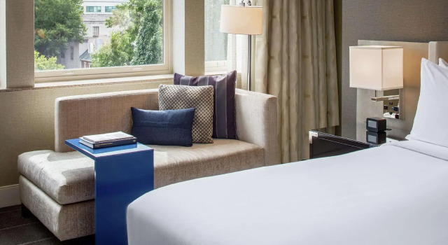 Четырёхместный номер Standard Hilton Richmond Downtown