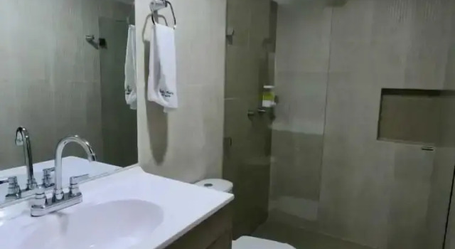 Люкс Deluxe с видом на город Quedate Apartahotel San Gil Plaza