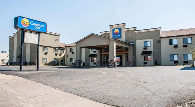 Кровать в общем номере Comfort Inn Dickinson