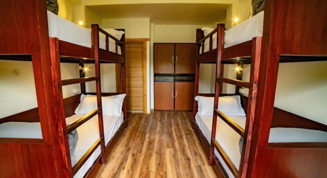 Кровать в общем номере с балконом Alt Life Manali, Old Manali
