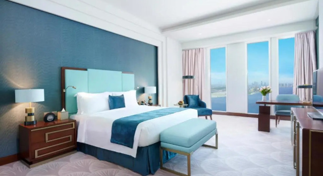 Двухместный номер Deluxe с видом на море Wyndham Grand Doha West Bay Beach