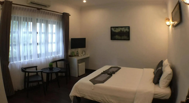 Angkor Yellow Villa, Забронировать Вилла Коттеджи Сиемреап, рядом с Angkor National Museum, Коттедж