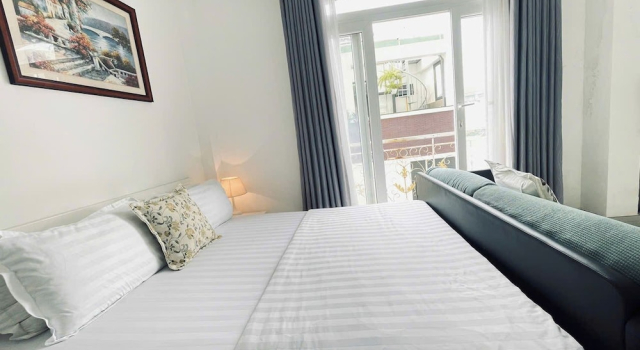 Двухместный номер Deluxe с видом на город Grace Apartment - HCM
